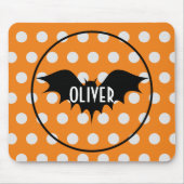 Halloween-Trick oder personalisierte Monogramm beh Mousepad (Vorne)
