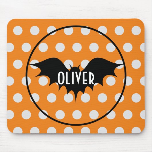 Halloween-Trick oder personalisierte Monogramm beh Mousepad (Vorne)
