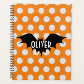 Halloween-Trick oder personalisierte Monogramm beh Planer (Vorderseite)
