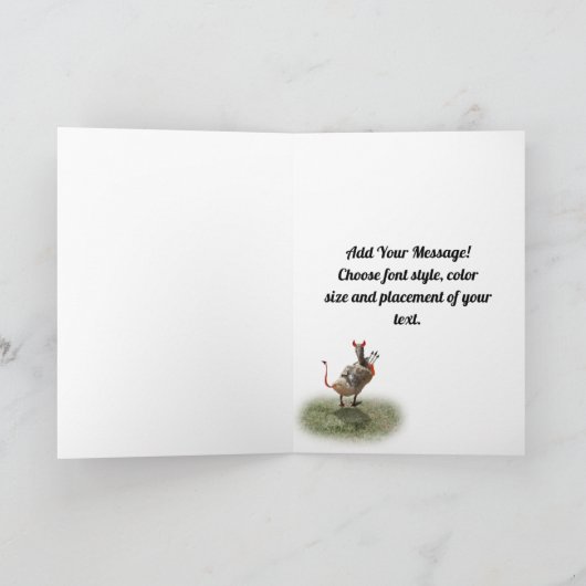 Halloween-Trick oder Piratenente Karte (Innenseite)