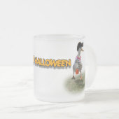 Halloween-Trick oder Piratenente Mattglastasse (VorderseiteRechts)