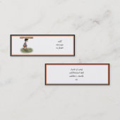 Halloween-Trick oder Piratenente Mini Visitenkarte (Vorne/Hinten)