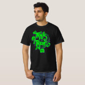 Halloween Trick oder T - Shirt für Lila grünen Tex (Vorne ganz)