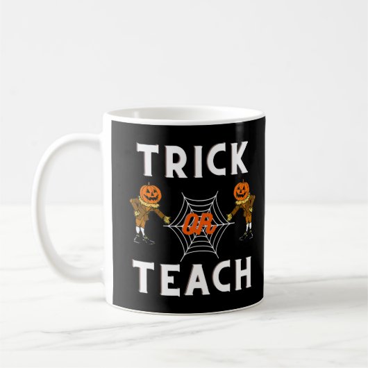 Halloween Trick oder Teach School Klassenzimmer Ko Kaffeetasse (Links)