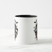 Halloween Trick oder Trash Adorable Racoon Tasse (Zentrum)