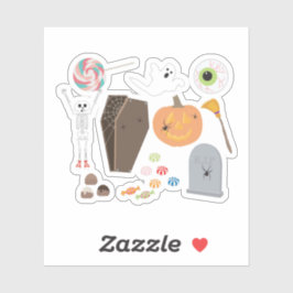 Halloween Trick oder Treat Aufkleber