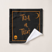 Halloween Trick oder Treat Badhandtuch Set (Waschlappen)