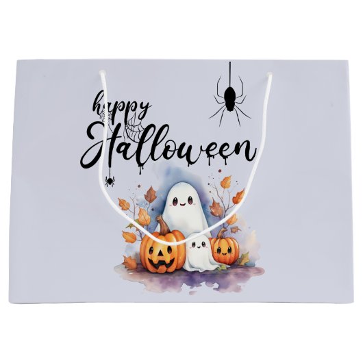 Halloween Trick oder Treat Bag Groß Große Geschenktüte (Vorderseite)