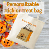 Halloween Trick oder Treat Bag Pumpkin Tragetasche
