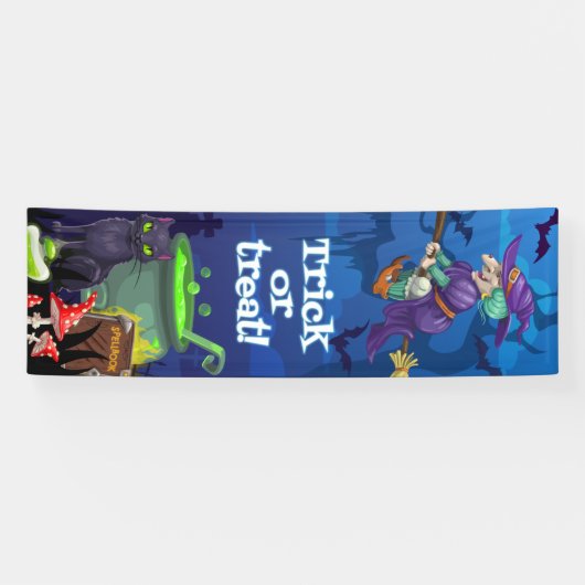 Halloween - Trick oder Treat Banner (Horizontal)