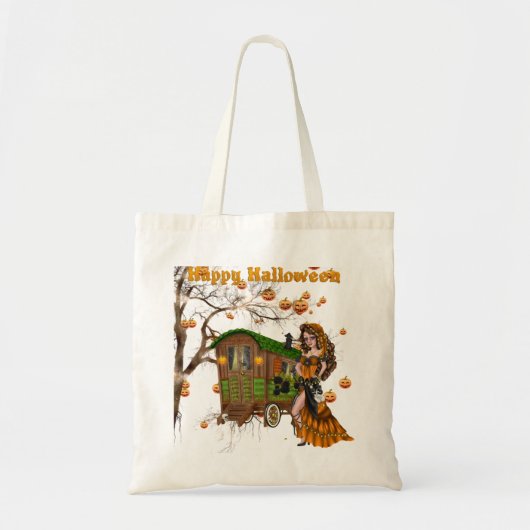 Halloween Trick oder Treat Candy Bag mit Sinti und Tragetasche (Vorne)