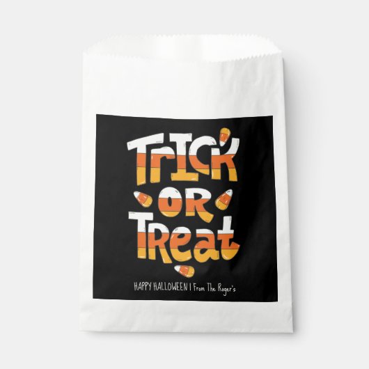 Halloween Trick oder Treat Candy Bags Geschenktütchen (Vorderseite)