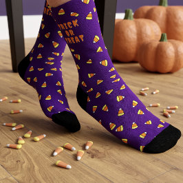 Halloween Trick oder Treat Candy Cornflakes Socken