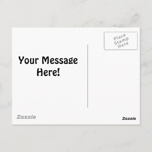 Halloween Trick oder Treat Candy Ghost Postkarte (Rückseite)