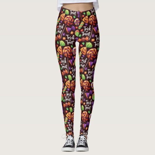 Halloween Trick oder Treat Candy Leggings