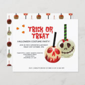 Halloween Trick oder Treat Candy Skull (Vorne/Hinten)