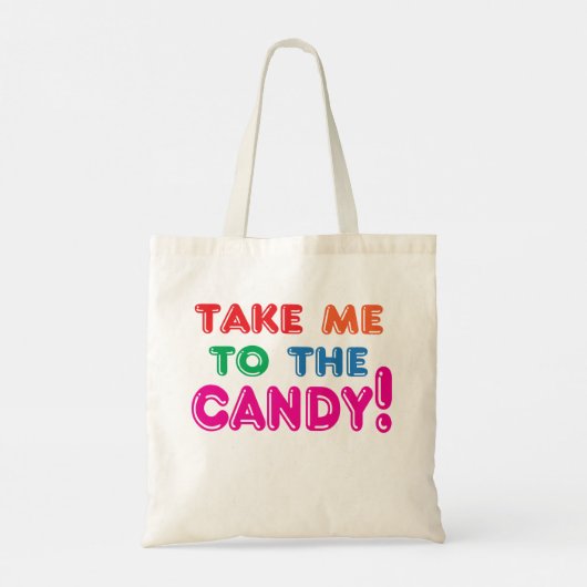 Halloween Trick oder Treat Candy Tragetasche (Rückseite)