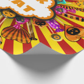 Halloween Trick oder Treat Candy und Süßigkeiten. Geschenkpapier (Ecke)