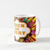 Halloween Trick oder Treat Candy und Süßigkeiten. Kaffeetasse (VorderseiteRechts)