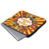 Halloween Trick oder Treat Candy und Süßigkeiten. Laptopschutzhülle (Vorne Knopf)