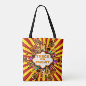 Halloween Trick oder Treat Candy und Süßigkeiten. Tasche (Rückseite)