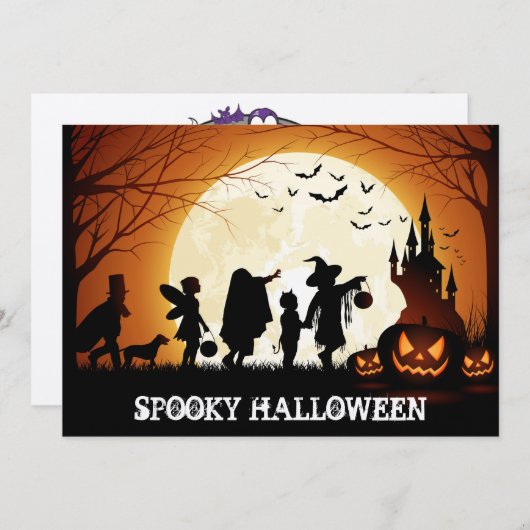 Halloween Trick oder Treat Children (Vorne/Hinten)