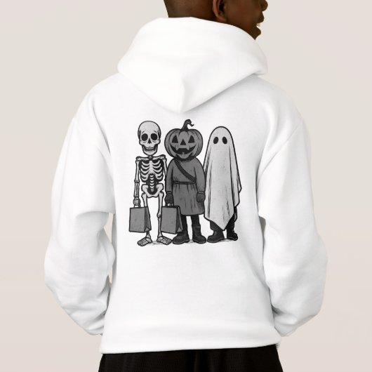 Halloween-Trick oder Treat-Crew Hoodie (Rückseite)