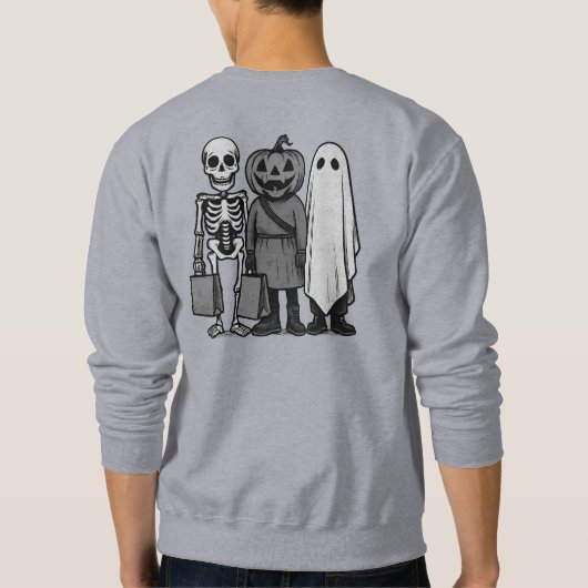 Halloween-Trick oder Treat-Crew Sweatshirt (Rückseite)