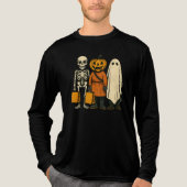 Halloween-Trick oder Treat-Crew Tri-Blend Shirt (Vorderseite)