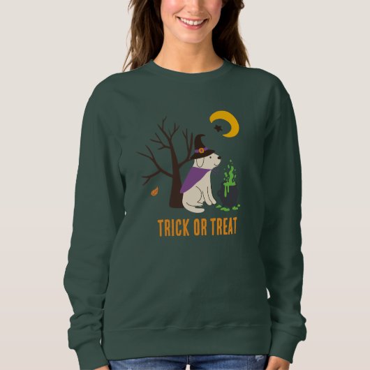 Halloween Trick oder Treat Crewneck Sweatshirt (Vorderseite)