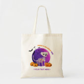 Halloween Trick oder Treat Dog Candy Tote Bag Tragetasche (Vorne)