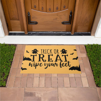 Halloween Trick oder Treat Door Mat - Wischen Sie  Fußmatte