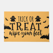 Halloween Trick oder Treat Door Mat - Wischen Sie Fußmatte (Vorderseite)