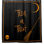 Halloween Trick oder Treat Duschvorhang (Vorderseite)
