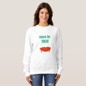 Halloween - Trick oder Treat Fangs Sweatshirt (Vorne ganz)