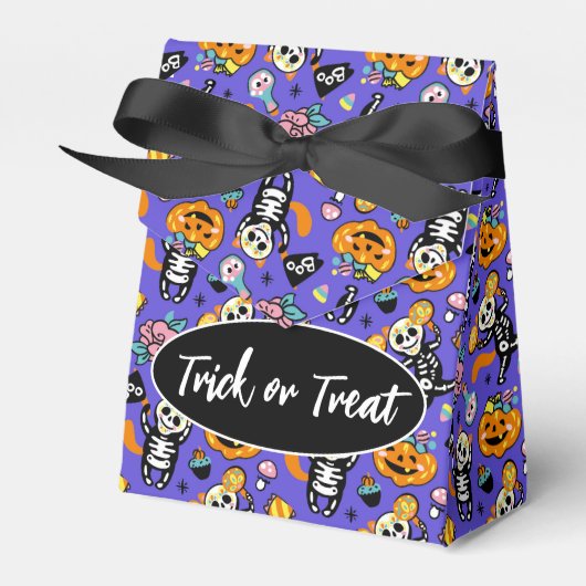 Halloween Trick oder Treat Favor Box Geschenkschachtel (Vorderseite)