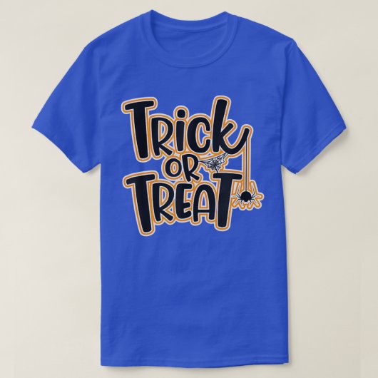 Halloween Trick oder Treat Fun Spider T-Shirt (Design vorne)