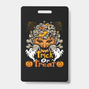 Halloween Trick oder Treat Geburtstag Ausweis