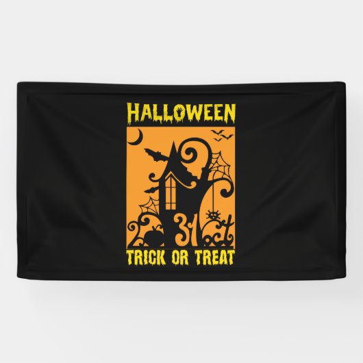 Halloween Trick oder Treat Geburtstag Banner (Horizontal)