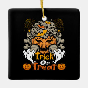 Halloween Trick oder Treat Geburtstag Keramikornament