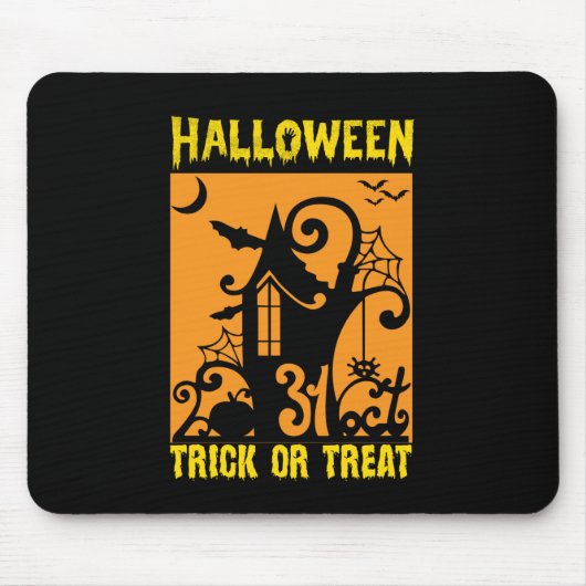 Halloween Trick oder Treat Geburtstag Mousepad (Vorne)