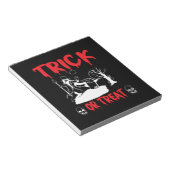 Halloween Trick oder Treat Geburtstag Notizblock (angewinkelt)