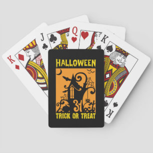 Halloween Trick oder Treat Geburtstag Spielkarten