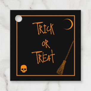Halloween Trick oder Treat Geschenkanhänger
