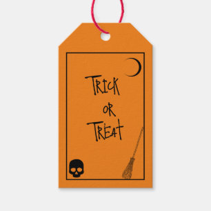 Halloween Trick oder Treat Geschenkanhänger