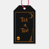 Halloween Trick oder Treat Geschenkanhänger (Vorderseite)