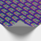 Halloween Trick oder Treat Geschenkpapier (Ecke)
