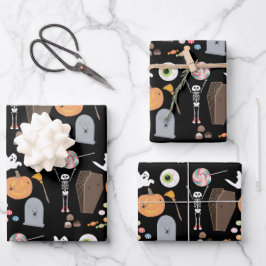 Halloween Trick oder Treat Geschenkpapier Set