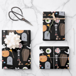 Halloween Trick oder Treat Geschenkpapier Set