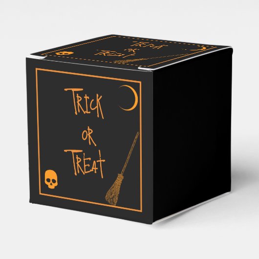Halloween Trick oder Treat Geschenkschachtel (Vorderseite)